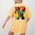 Dog Boston Terrier Hawaiian Women's Comfort Colors T-Shirt Back Print Mustard