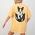 Dog Lovers Boston Terrier In Pocket Dog Face For Men Women Kids Women's Comfort Colors T-Shirt Back Print Mustard