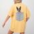 Dog In Your Pocket Boston Terrier For Men Women Girls Kids Women's Comfort Colors T-Shirt Back Print Mustard