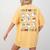 What Are We Doing Today Ghost PE Teacher Team Halloween Women's Comfort Colors T-Shirt Back Print Mustard