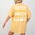 I Never Dreamed One Day I'd Be A Cool Math Teacher Women's Comfort Colors T-Shirt Back Print Mustard