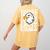 Eagles School Sports Fan Team Spirit Teacher Parent Student Women's Comfort Colors T-Shirt Back Print Mustard
