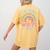 ELA English Teacher Women's Comfort Colors T-Shirt Back Print Mustard