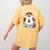Espooky Vibes Maestra Halloween Spanish Mexican Teacher Women's Comfort Colors T-Shirt Back Print Mustard