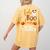 Faboolous INFANT Teacher Halloween Women's Comfort Colors T-Shirt Back Print Mustard