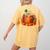 Fall Book Autumn Reading Teacher Halloween Pumpkin Season Women's Comfort Colors T-Shirt Back Print Mustard