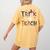 Fall Holiday Themed Thanksgiving Halloween Teacher Trick Or Women's Comfort Colors T-Shirt Back Print Mustard