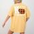 Fall Kindergarten Teacher K Is For Buffalo Plaid Pumpkin Women's Comfort Colors T-Shirt Back Print Mustard Fall Kindergarten Teacher K Is For Buffalo Plaid Pumpkin Women's Comfort Colors T-Shirt Back Print Mustard