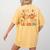 Fall In Love With Learning Retro Autumn Thanksgiving Teacher Women's Comfort Colors T-Shirt Back Print Mustard Fall In Love With Learning Retro Autumn Thanksgiving Teacher Women's Comfort Colors T-Shirt Back Print Mustard