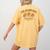 All About Fall Prevention Therapy SPED Teacher Thanksgiving Women's Comfort Colors T-Shirt Back Print Mustard