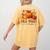 Fall Vibes Costume Teacher Thanksgiving Leopard Gnome Women's Comfort Colors T-Shirt Back Print Mustard