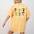 My Favorite Monsters Call Me Teacher Thank Mummy Vampire Bat Women's Comfort Colors T-Shirt Back Print Mustard