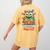 Feed The Reading Monster Halloween Teacher Women's Comfort Colors T-Shirt Back Print Mustard Feed The Reading Monster Halloween Teacher Women's Comfort Colors T-Shirt Back Print Mustard