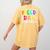 Field Day Green Team For Teacher Kids Field Day Games Women's Comfort Colors T-Shirt Back Print Mustard