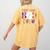 First Grade Boo Crew Teacher Student Halloween Costume Women's Comfort Colors T-Shirt Back Print Mustard