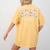 Floral ECSE Early Childhood Special Education SPED Teacher Women's Comfort Colors T-Shirt Back Print Mustard
