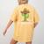 Fun Teacher Appreciation Humor Nacho Average Teacher Women's Comfort Colors T-Shirt Back Print Mustard