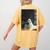 Ghost Library Halloween Book Reading Books Lover Teacher Women's Comfort Colors T-Shirt Back Print Mustard