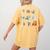 Ghost Reading Teacher Halloween Librarian Book Lover School Women's Comfort Colors T-Shirt Back Print Mustard