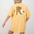 Ghosts Reading Books Teacher Halloween Librarian Boooks Women's Comfort Colors T-Shirt Back Print Mustard