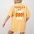 Girl Toddler Boo Crew Daycare Teacher Halloween Party Women's Comfort Colors T-Shirt Back Print Mustard
