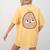 Good Egg Teacher Halloween Costume The Couch Potato Women's Comfort Colors T-Shirt Back Print Mustard