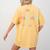 Groovy This Teacher Is Glowing Hello Summer End Of School Women's Comfort Colors T-Shirt Back Print Mustard Groovy This Teacher Is Glowing Hello Summer End Of School Women's Comfort Colors T-Shirt Back Print Mustard