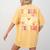 Groovy Teacher Halloween Retro Trick Or Teach Floral Ghost Women's Comfort Colors T-Shirt Back Print Mustard Groovy Teacher Halloween Retro Trick Or Teach Floral Ghost Women's Comfort Colors T-Shirt Back Print Mustard