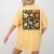 Growth Not Perfection Abstract Florals SPED Teacher Women's Comfort Colors T-Shirt Back Print Mustard