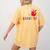 H Is For Head Start Teacher First Day Of School Tee Women's Comfort Colors T-Shirt Back Print Mustard