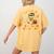 Halloween You Can't Scare Me I Teach Middle School Teacher Women's Comfort Colors T-Shirt Back Print Mustard