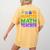 Halloween Monster Math Teacher Men Women Women's Comfort Colors T-Shirt Back Print Mustard