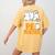 Halloween PE Teacher Shirt Can't Scare Me Women's Comfort Colors T-Shirt Back Print Mustard