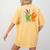 Halloween SPED Teacher Boo In ASL Boo Hands Sign Language Women's Comfort Colors T-Shirt Back Print Mustard