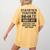 Halloween Statistics Teacher Prisoner Costume Women's Comfort Colors T-Shirt Back Print Mustard Halloween Statistics Teacher Prisoner Costume Women's Comfort Colors T-Shirt Back Print Mustard