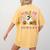 Halloween Teacher You Can't Scare Me I Teach Second Grade Women's Comfort Colors T-Shirt Back Print Mustard