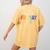 Happy Fri Yay Teacher Friday For Men Women Women's Comfort Colors T-Shirt Back Print Mustard