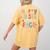 Happy To See Your Face Teacher Retro Back To School Women's Comfort Colors T-Shirt Back Print Mustard Happy To See Your Face Teacher Retro Back To School Women's Comfort Colors T-Shirt Back Print Mustard