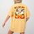 Haunted By 67 Boo Ghost Pumpkin Halloween Teacher Women's Comfort Colors T-Shirt Back Print Mustard