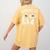 Haunted By 67 Teacher Halloween 6 7 Shirt Women's Comfort Colors T-Shirt Back Print Mustard