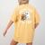 Haunted By My TBR Cute Ghost Book Reading Teacher Halloween Women's Comfort Colors T-Shirt Back Print Mustard Haunted By My TBR Cute Ghost Book Reading Teacher Halloween Women's Comfort Colors T-Shirt Back Print Mustard