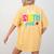 Hello Sixth Grade Cute Back To School 6th Grade Teacher Kids Women's Comfort Colors T-Shirt Back Print Mustard