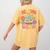 Helping Little Minds Grow Teacher First Day Back To School Women's Comfort Colors T-Shirt Back Print Mustard