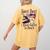 Hocus Pocus I Need Coffee To Focus Halloween Teacher Women's Comfort Colors T-Shirt Back Print Mustard