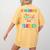 Homebound Teacher Appreciation Week Back To School Heart Women's Comfort Colors T-Shirt Back Print Mustard