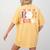 Infant Teacher Boo Crew Halloween Costume Women's Comfort Colors T-Shirt Back Print Mustard