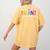 Infant Teacher Daycare Provider Childcare Teacher Women's Comfort Colors T-Shirt Back Print Mustard