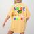 I Am Their Voice They Are My Heart Autism Awareness Teacher Women's Comfort Colors T-Shirt Back Print Mustard