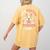 It’s A Boston Terrier Day Pet Cute Dog Lover Cartoon Women's Comfort Colors T-Shirt Back Print Mustard