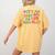 Its A Good Day To Run And Play PE Teacher Physical Education Women's Comfort Colors T-Shirt Back Print Mustard